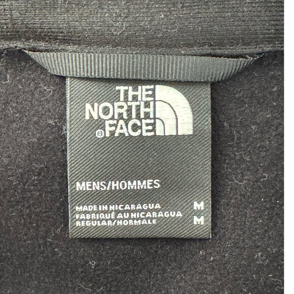 The North Face Astro Ridge Jacket Full Zip Shady Blue  / Black Fleece Size Med - Picture 3 of 7